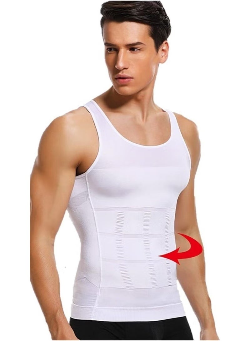Mistirik Mystirik Men's Corset Athlete Toning Belly Firming Gynecomastia Waist Corset Body Firming Men's Upper Corset - Image 4